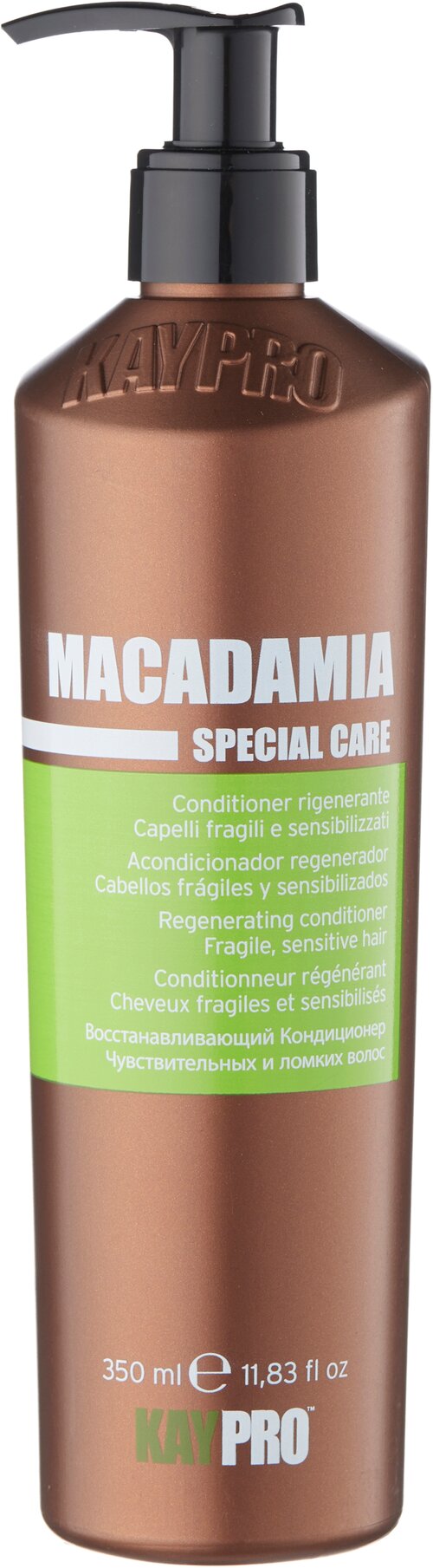 KayPro кондиционер Macadamia Special Care восстанавливающий для чувствительных и ломких волос, 350 мл