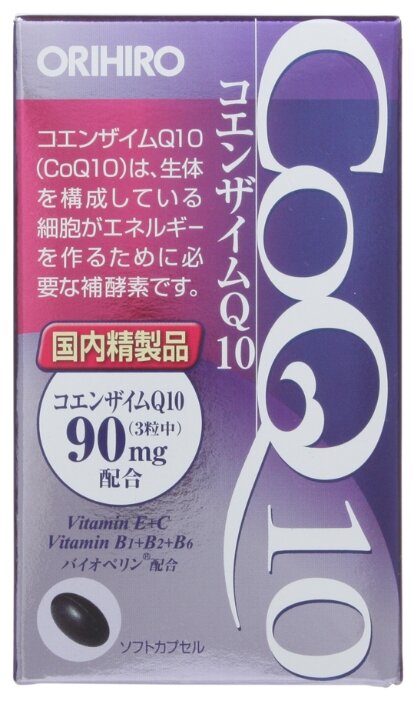 Коэнзим Q10 с витаминами капс. Orihiro/Орихиро 365мг 90шт Orihiro Co - фото №1