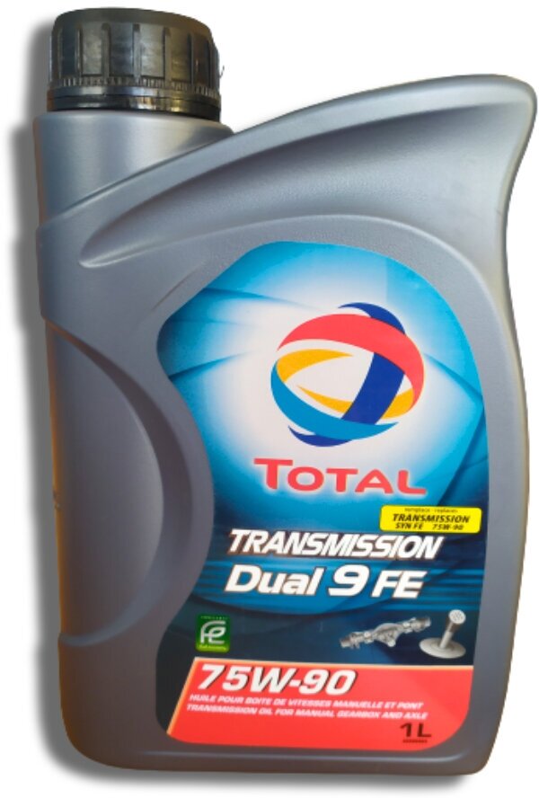 Масло трансмиссионное TOTAL 75W90 TRANS DUAL 9 FE (1л)