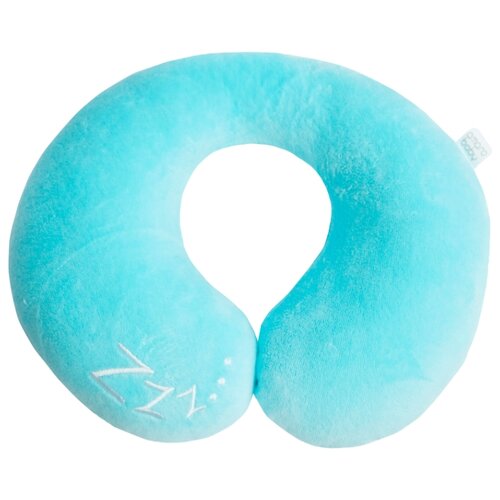 фото Подушка для шеи amarobay soft bagel голубой amarobaby