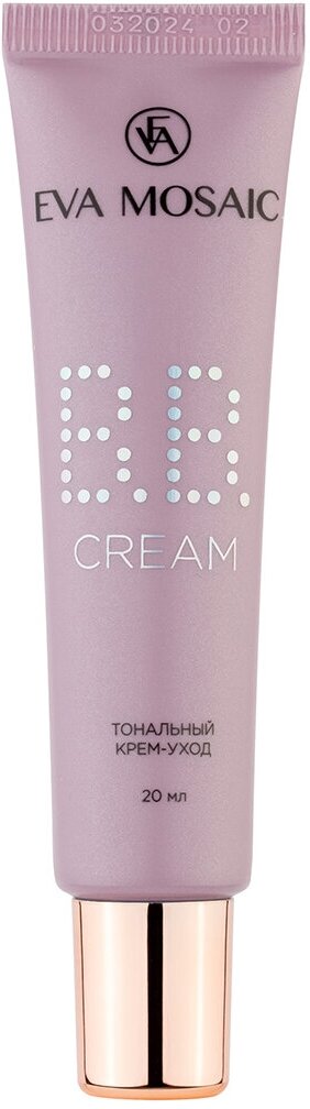 EVA MOSAIC Тональный крем-уход BB cream, 20 мл, 01 Слоновая кость