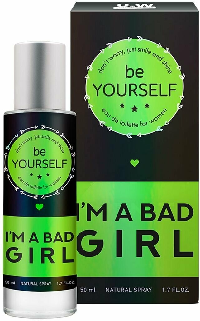 You&World Туалетная вода женская Be Yourself I'm a Bad Girl 50мл