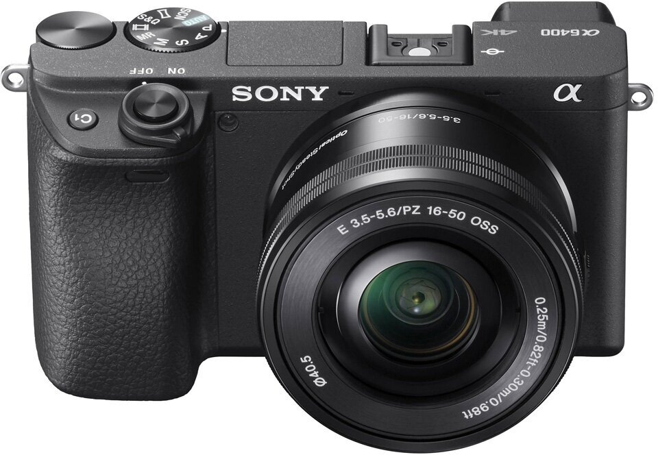 Беззеркальный фотоаппарат Sony a6400 Kit 16-50mm + 55-210mm, черный