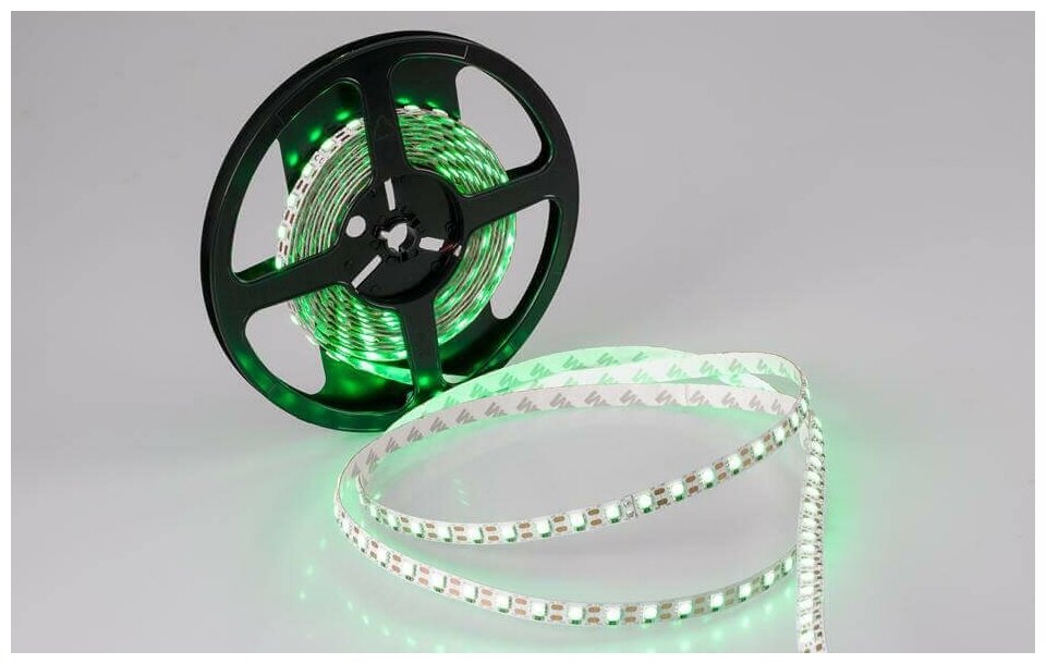 RT 2-5000 011710 Светодиодная лента 12В Green 2x (5060, IP33, 360 LED, 5 м) Arlight - фото №9