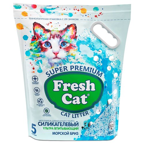 фото Впитывающий наполнитель fresh fresh cat