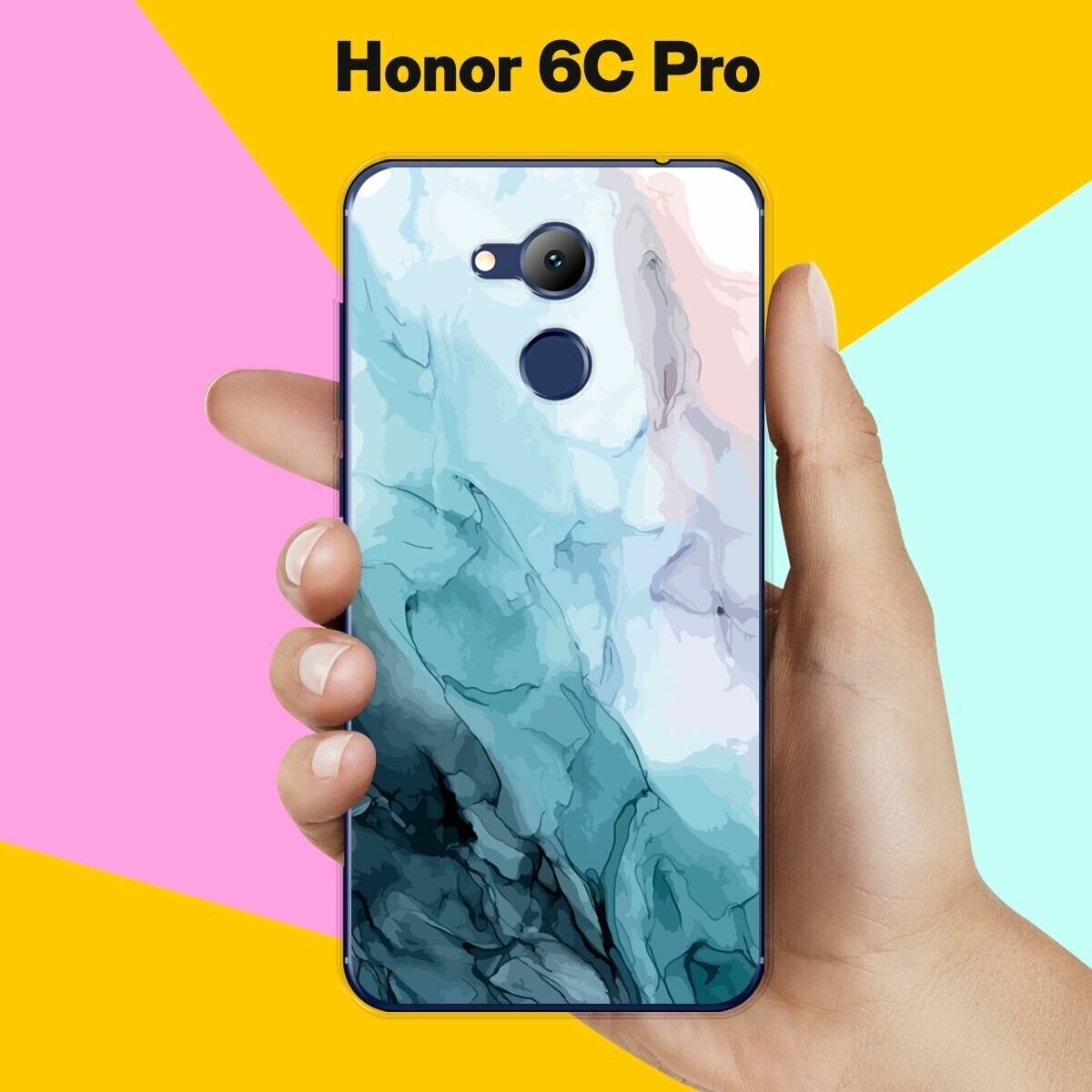 Силиконовый чехол на Honor 6C Pro Акварель / для Хонор 6Ц Про