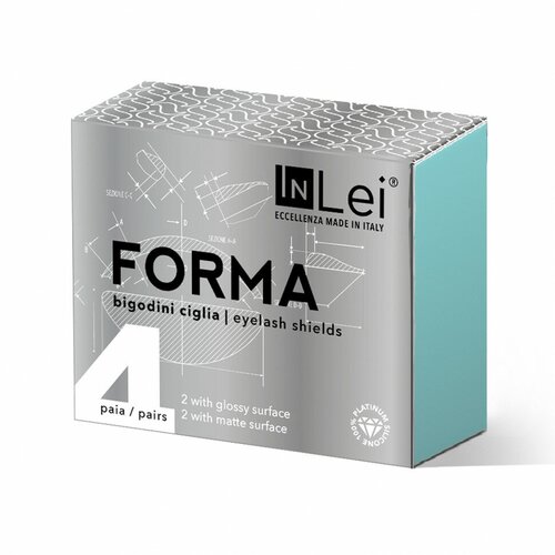 Набор силиконовых бигудей для завивки ресниц InLei FORMA 4 InLei