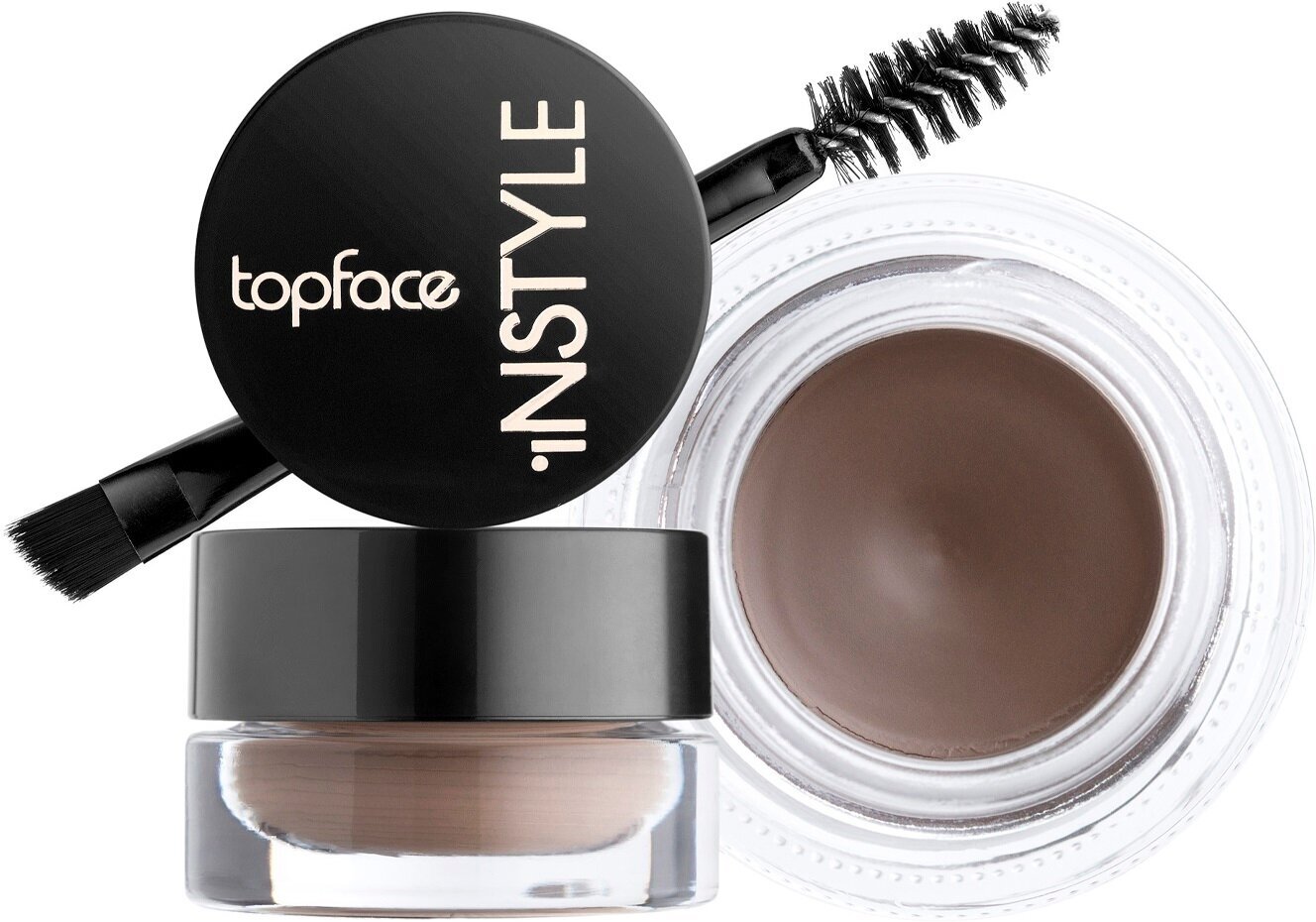 TOPFACE Гель для бровей Instyle Eyebrow Gel водостойкий, с кисточкой, 3,5 г, 03 Auburn