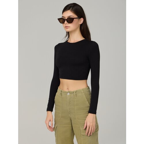 фото Лонгслив размер 44, черный papa star