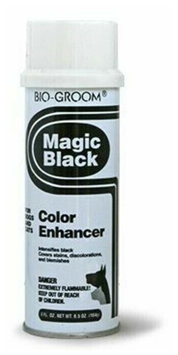 Спрей-мелок выставочный Bio-Groom "Magic Black", цвет: черный, 184 г - фотография № 2