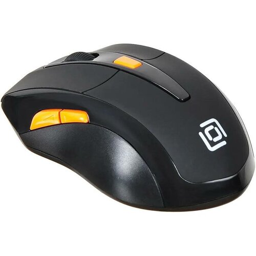 Мышь Oklick, мышь оптическая, мышь беспроводная, USB, мышь 1600 dpi, мышь черного цвета