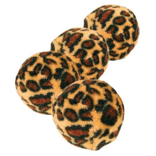 Набор игрушек для кошек TRIXIE Leopard Print (4109) оранжевый/коричневый