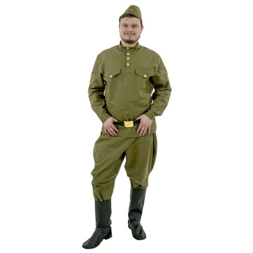 фото Вестифика военная форма мужская солдат с брюками-галифе (бязь)