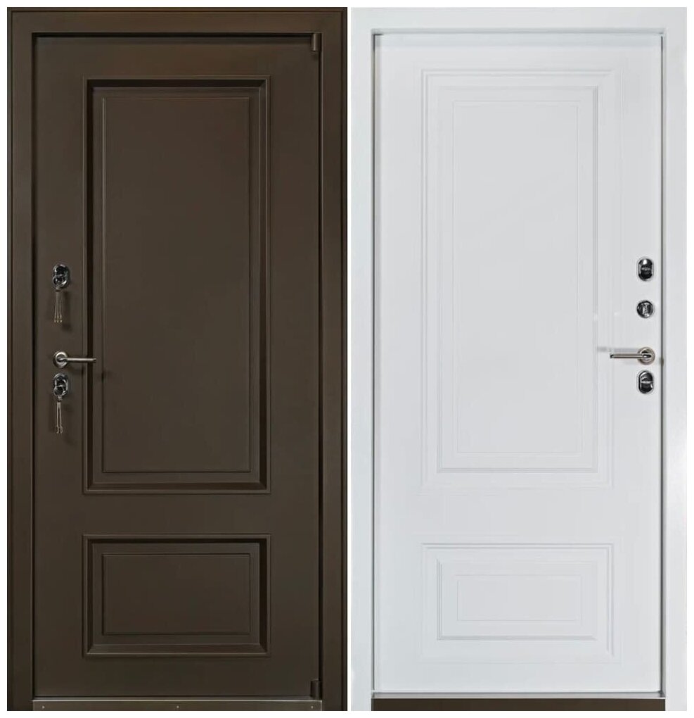 Дверь входная Антарес "Милан" термо (970*2050 Правая) - фотография № 1