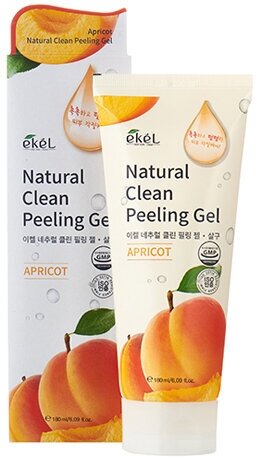 EKEL Natural Clean Peeling Gel Apricot Пилинг-скатка с экстрактом абрикоса
