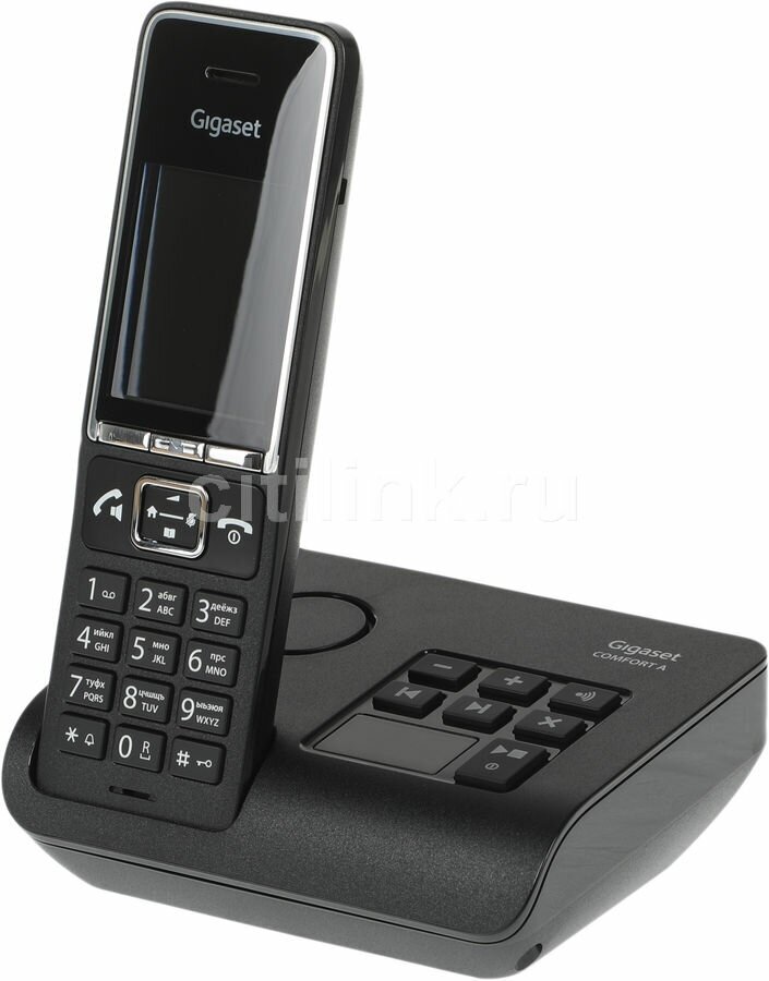 Радиотелефон DECT с автоответчиком Gigaset Comfort 550A RUS Black