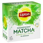 Чай зеленый Lipton Magnificent Matcha по-японски в пирамидках - изображение