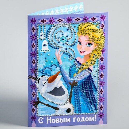 Disney Алмазная мозаика на открытке 