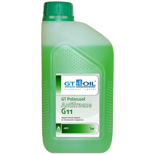 GT OIL 1950032214007 Антифриз G11 GT OIL GT Polarcool готовый 1л (зеленый)