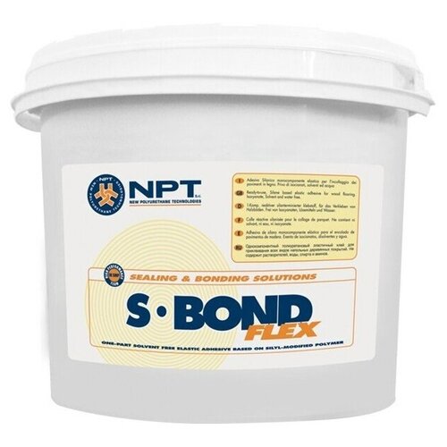 Клей NPT S BOND flex 14кг однокомпонентный на основе MS полимера