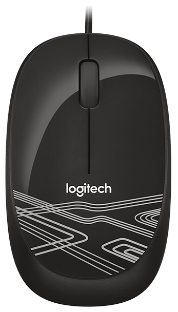 Мышь Logitech M105 черный оптическая (1000dpi) USB (2but)