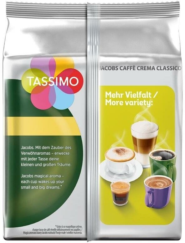 Кофе в капсулах для кофемашин Tassimo Caffe Crema (16 штук в упаковке) - фотография № 2