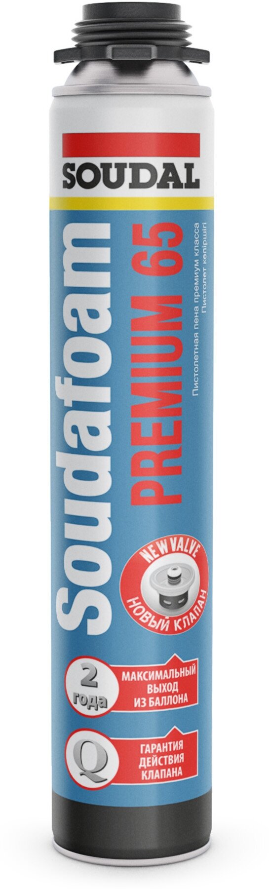 Soudal Soudafoam Premium 65 820 мл профессиональная пистолетная пена