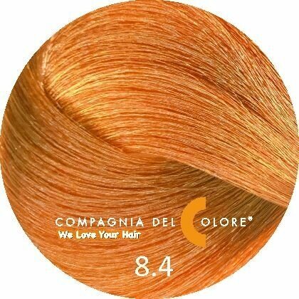 8.4 COMPAGNIA DEL COLORE Светло-русый медный краска для волос 100 МЛ оригинал