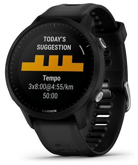 Умные часы Garmin Forerunner 955, черный 010-02638-30 купить электронику с быстрой доставкой на Яндекс Маркете