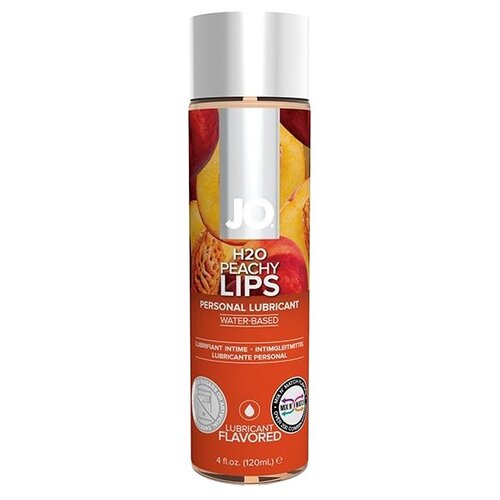 Вкусовой лубрикант на водной основе Peachy Lips (персик) 120 мл