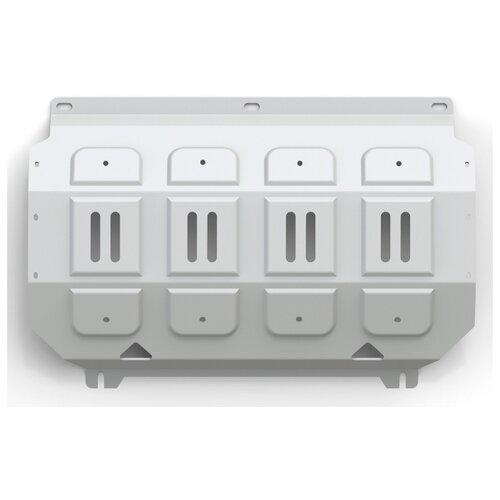 фото Защита радиатора rival для mitsubishi l200 iv 2006-2015/pajero sport ii 2008-2016, штампованная, алюминий 4 мм, с крепежом, 333.4005.1