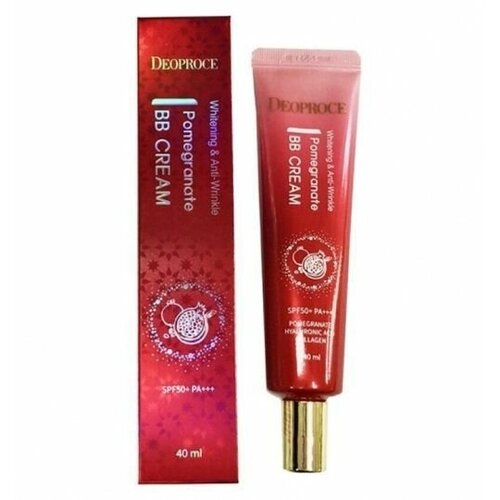 Крем ББ с экстрактом граната [Deoproce] Whitening & Anti-Wrinkle Pomegranate BB Cream SPF50+ PA+++ лосьон deoproce whitening and anti wrinkle pomegranate 260 мл