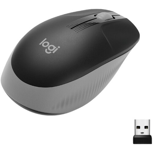 Мышь беспроводная Logitech M190 (910-005906) мышь wireless logitech m720 triathlon 910 004794 grey usb 1000dpi 910 004791