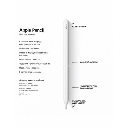 Стилус Apple A2051 2nd Generation