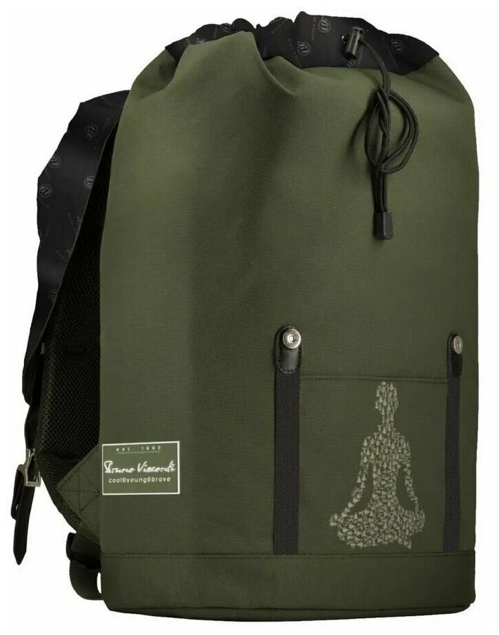 Рюкзак городской Yoga, темно-зеленый Bruno Visconti - фото №3