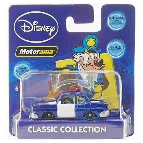 Motorama Disney Коллекционная машинка Полицейская 1:64 498558-7
