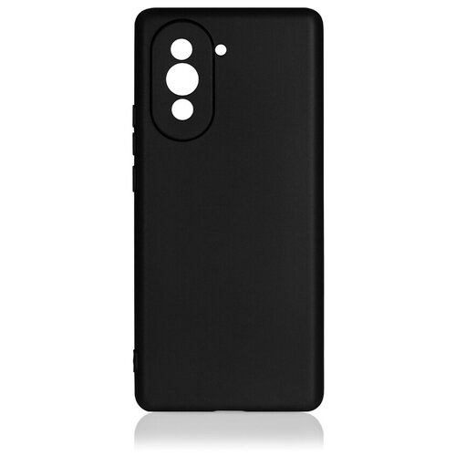 Силиконовый чехол для Huawei Nova 10 DF hwCase-116 (black) df силиконовый чехол для телефона nokia g50 df nkcase 17 blue на смартфон нокиа джи 50 синий