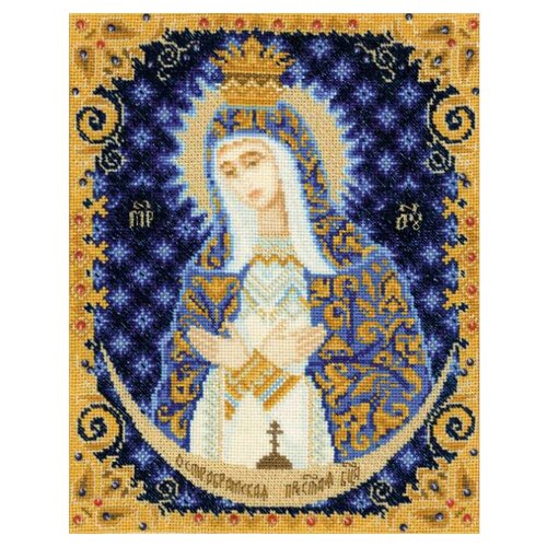 фото Риолис набор для вышивания богоматерь остробрамская 13 х 16 см (1299)