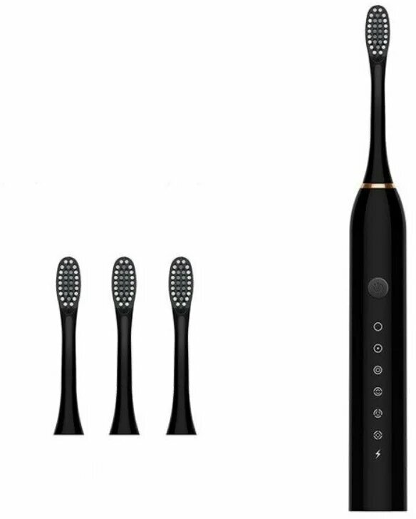 Ультразвуковая зубная щетка Sonic Toothbrush X-3, black