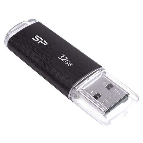 Флэш-диск USB 32Gb Silicon Power Ultima U02, USB2.0, черный