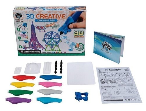 3D-ручка Fitfun Toys 8808-4 разноцветный фото 1