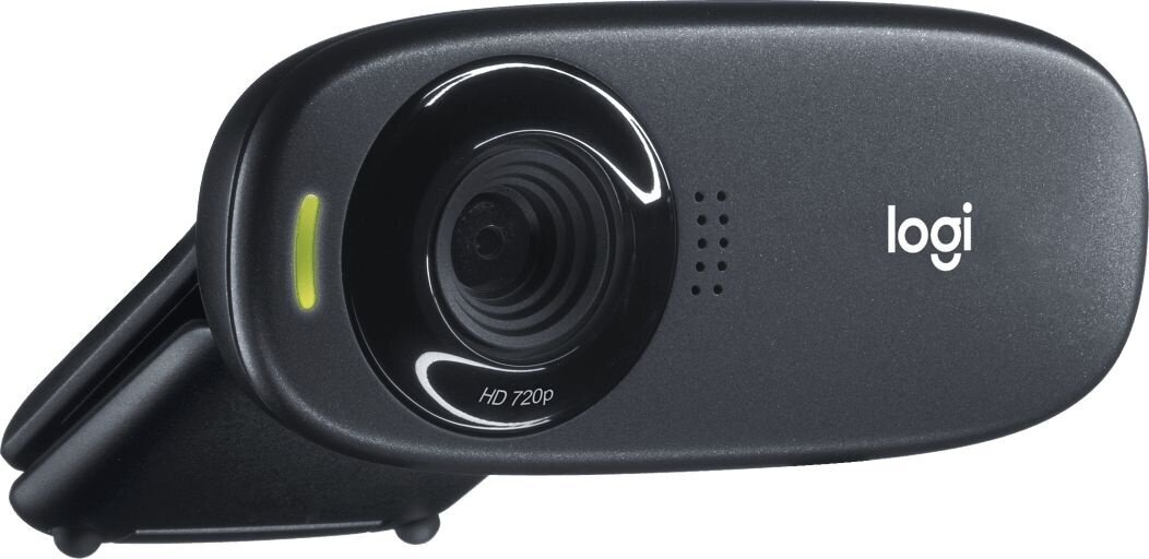 Камера Web Logitech HD Webcam веб камера для учебы для студентов черный 12Mpix (1280x720) USB20 с микрофоном