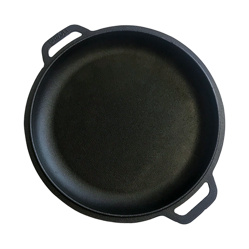 фото Чугунная крышка сковорода brizoll диаметр 280 мм, цвет черный