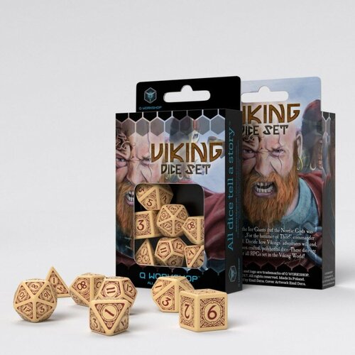 Набор кубиков для настольных ролевых игр Q-Workshop Viking Dice Set: Valhalla