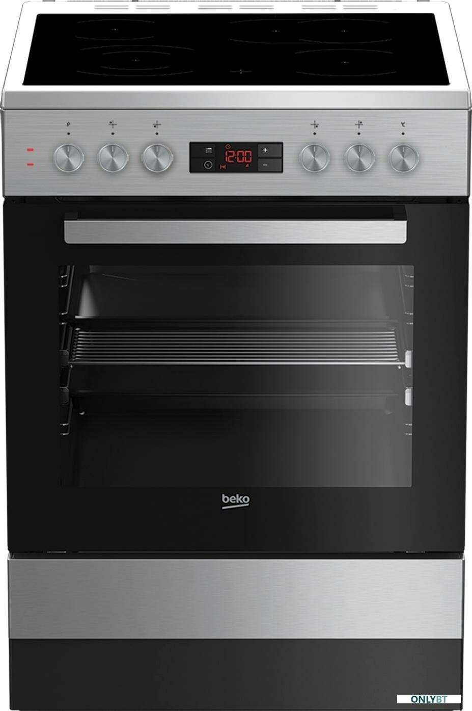 Электрическая плита Beko FSM 67320 DXT, серебристый