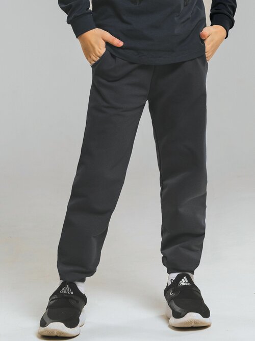 Школьные брюки джоггеры ИНОВО, размер 152, серый