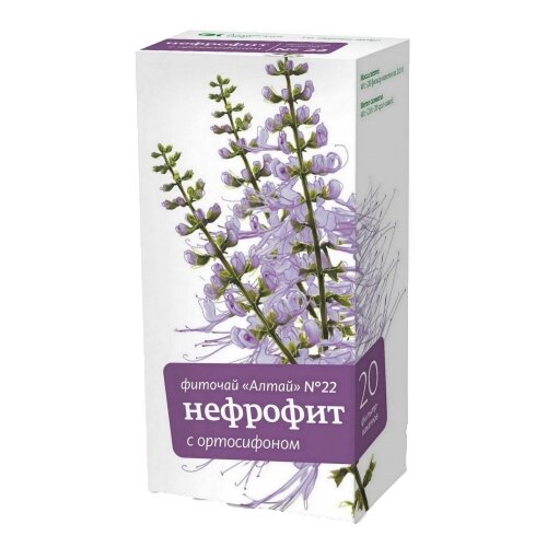 Алтайский кедр чай Алтай №22 Нефрофит с ортосифоном ф/п, 2 г, 20 шт.