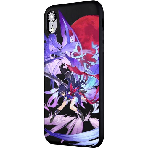 Силиконовый чехол Mcover для Apple iPhone XR Honkai Impact, Зеле