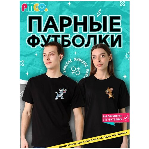 фото Футболка print must go on, хлопок, размер xl, черный