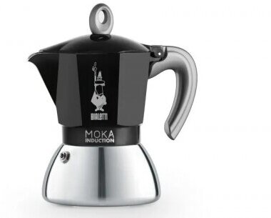 Кофеварка гейзерная Bialetti Moka Induzione NEW черный, 6 п.